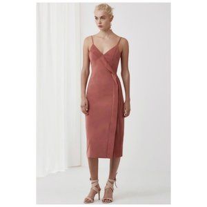 NWT KEEPSAKE THE LABEL OVERPOWERED DRESS IN SPICE